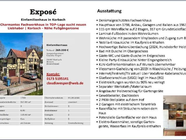 Charmantes Einfamilienhaus in TOP Lage in Korbach