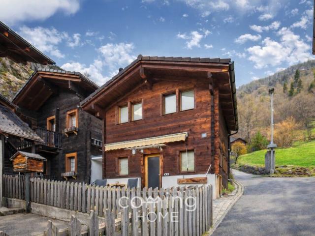 Rückzugsort im Fieschertal Chalet mit Cheminée, Bergsicht und Nähe zum Aletschgebiet