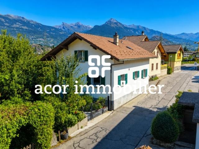 Charmantes Haus mit Garten in Aproz