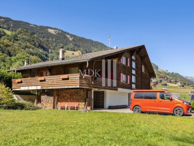 Charmantes Chalet auf einem großen Grundstück in Val d'Illiez