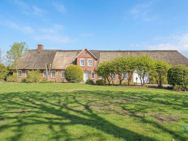 Charmantes Reetdachhaus mit großem Grundstück und zusätzlichem Bauland in Klixbüll