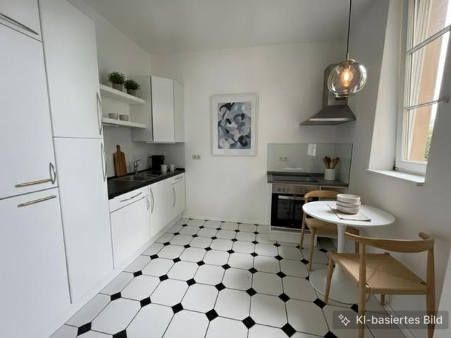 Charmantes Refugium im Grünen – 1 Zimmer Wohnung in historischer Villa in Egelsbach