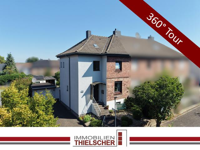 Charmantes Reihenendhaus mit liebevoll angelegtem Garten und Garage in Palenberg