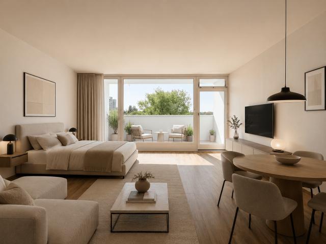 Charmantes 1 Zimmer Zuhause mit Westbalkon