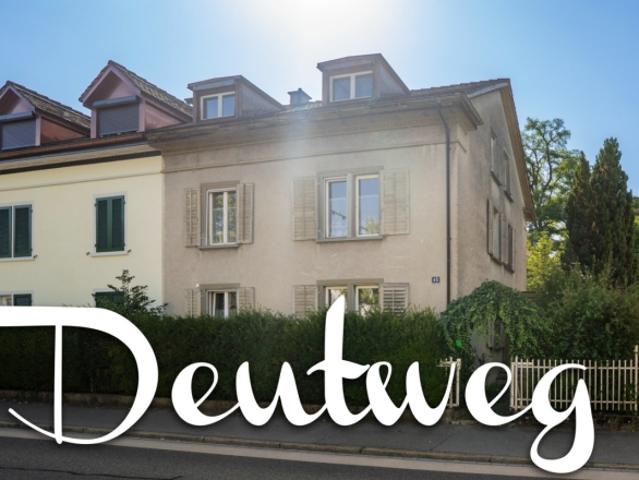 Charmantes 6.5 Zimmer DEFH mit viel Potenzial im beliebten Quartier Deutweg
