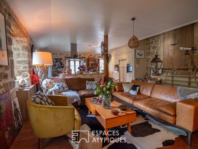 Charme et authenticité d'un ancien moulinage en pierre, avec. 177m² Burzet