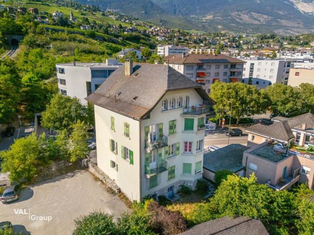 Charme et espace à deux pas du centre de Sierre