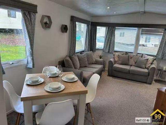 Charming 1 BA 2 bedroom park home for rent in Holiday Park, Ha.