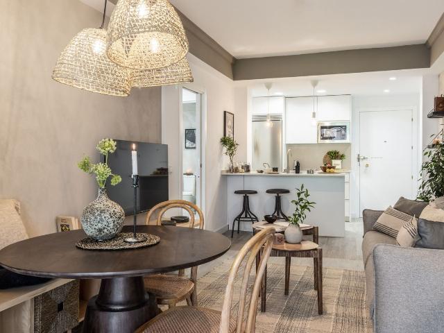 Charming 1 Bedroom Apartment with Beach Inspired Design and Private Terrace in Goya, Madrid Amsterdam Apartments for Rent