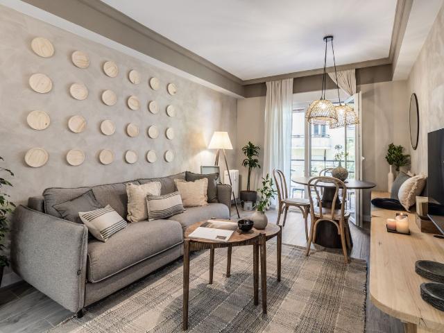 Charming 1 Bedroom Apartment with Beach Inspired Design and Private Terrace in Goya, Madrid Amsterdam Apartments for Rent