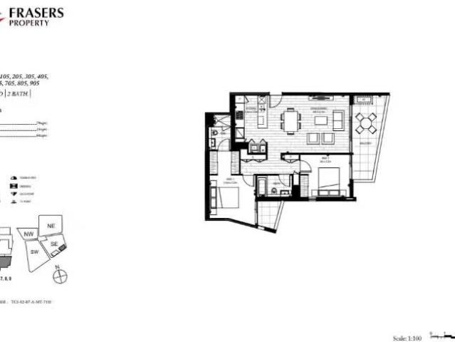 Cozy 2 BR 105/8 General Boulevard, Edmondson Park Apartment fo.
