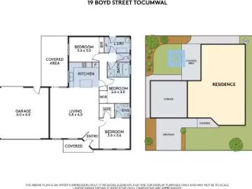Unique 3 BR 19 Boyd Street, Tocumwal House for rent Listed by.