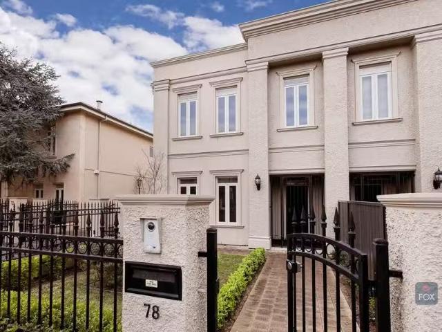 Unique 3 BR 78 Finniss Street, North Adelaide Townhouse for re.