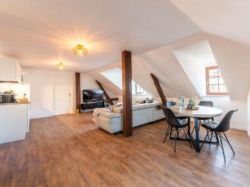 Charming top floor apartment near the Elbe, Dresden Amsterdam Apartments for Rent