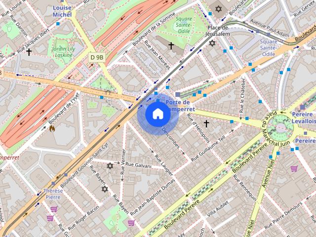 Charming Apartment 1BR 2P Ternes