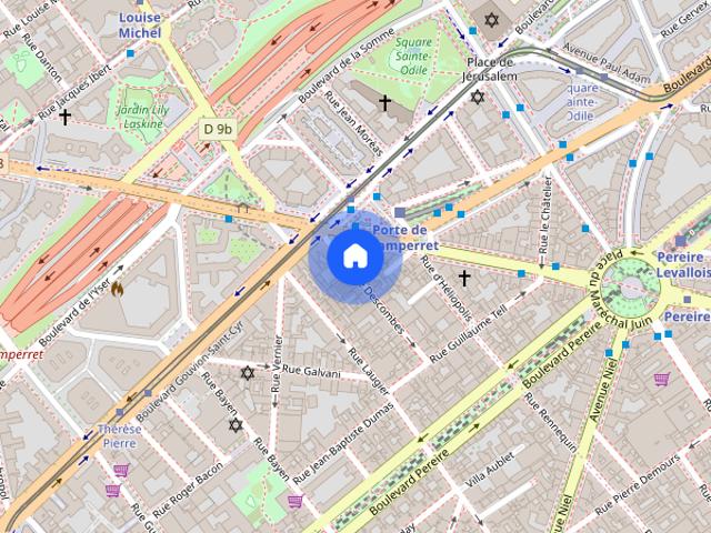 Charming Apartment 1BR 2P Ternes
