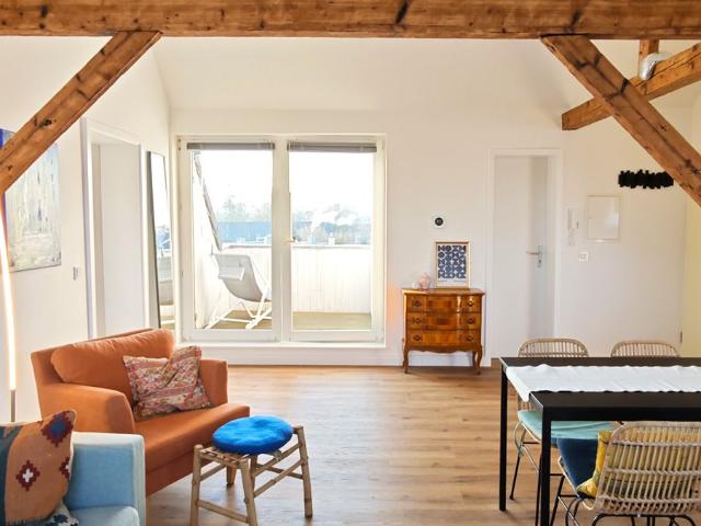 Charming attic apartment with balcony, furnished, close to Düsseldorf, Ratingen Amsterdam Apartments for Rent
