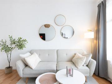 Charming, bright 2 room dream apartment in Leipzig, Leipzig Amsterdam Apartments for Rent