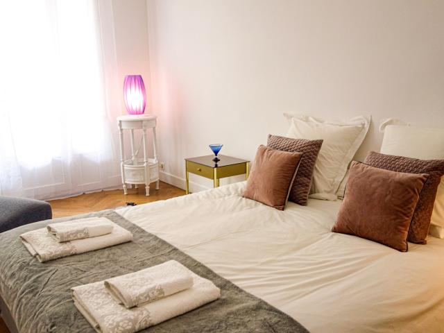 Charming Center Nice 65m2 1 separated bedroom 65 mi from the Sea