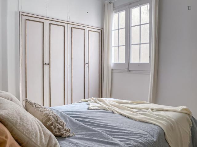 Charming double bedroom in coliving in central Barcelona