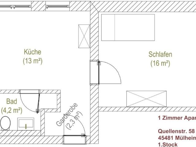 Charming & fashionable home in Mülheim an der Ruhr, Mulheim an der Ruhr Amsterdam Apartments for Rent