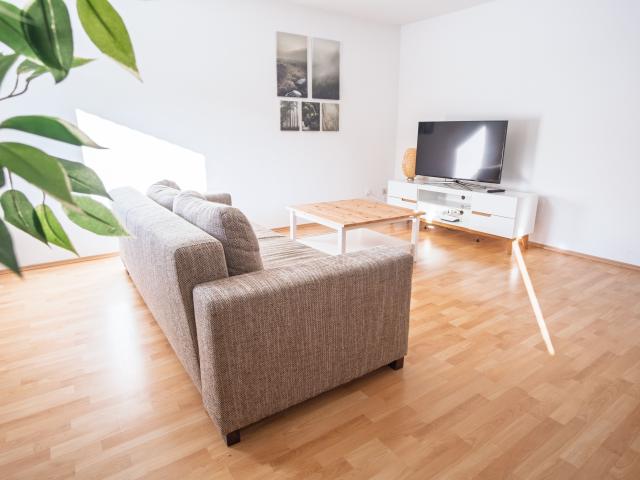 Charming furnished 3 room apartment with 2 balconies and garage in Bamberg