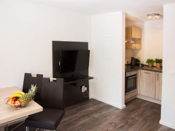 Charming furnished flat in a well maintained 9 unit building in Aachen Haaren, Aachen Amsterdam Apartments for Rent