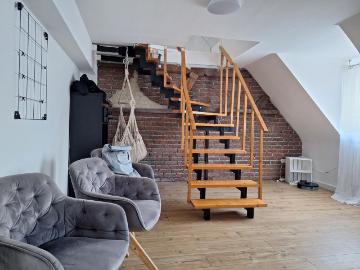 Charming Maisonette Apartment with Balcony & View of Rather Forest, Dusseldorf Amsterdam Apartments for Rent