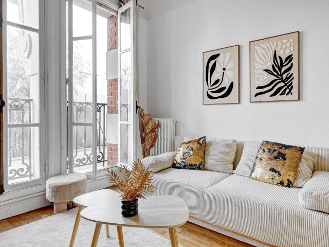 Charming Parisian Apartment 1 bedroom, 1 living room 15th district of Paris