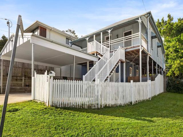 charming queenslander with dual living potential in leafy red hill