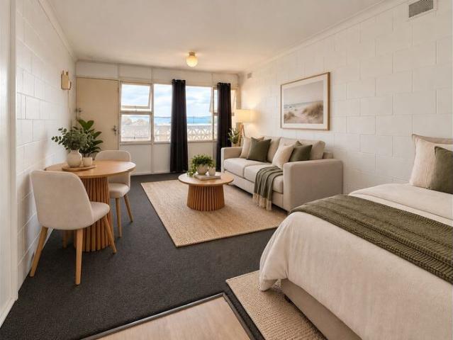 Charming Studio Apartment with Ocean Views and New Kitchen