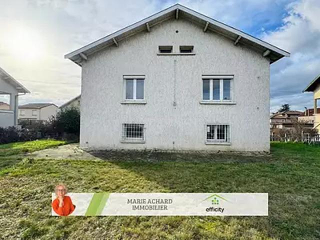 Chasse sur Rhône 38670 Achat / Vente maison 5 pièces t5 jardin