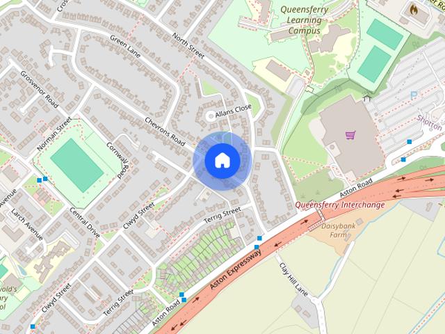 Chevrons Road, Shotton