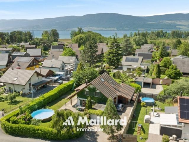 Cheyres – 5,5 Zimmer freistehende Villa 300 m vom See entfernt