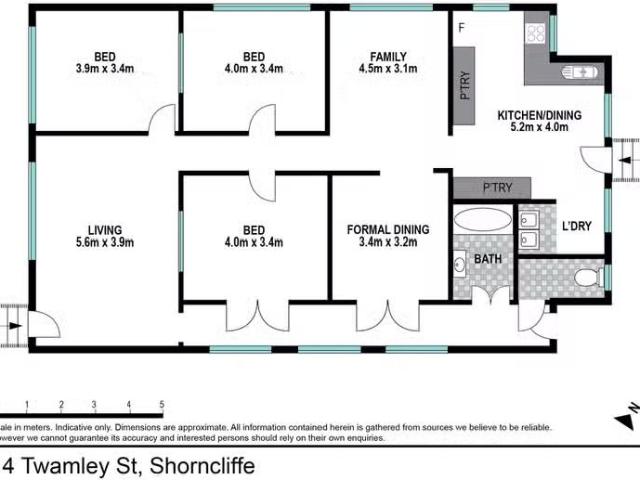 For Rent! 14 Twamley Street, Shorncliffe QLD 4017