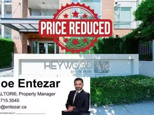 Rental! 1 BR 109 1621 Hamilton Avenue, North Vancouver, BC, V7.
