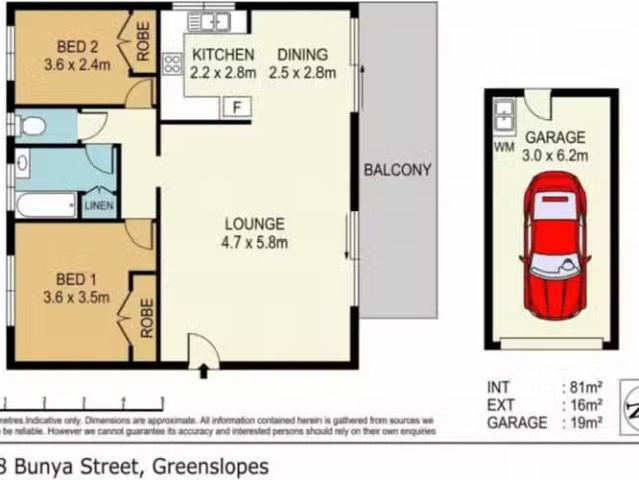 Deal! 3/18 Bunya Street, GREENSLOPES, QLD 4120 House for Rent