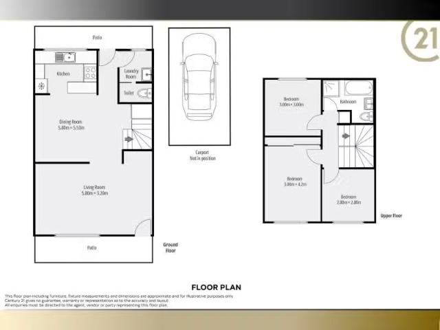 Deal! 3 BR 41/29 Taurus Street, Elermore Vale Townhouse for re.