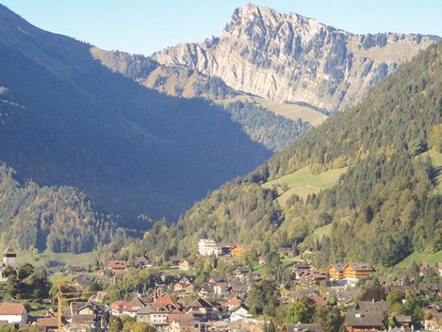 Chéateau d'oex prächtige neue wohnungen mit aussicht ideale lage