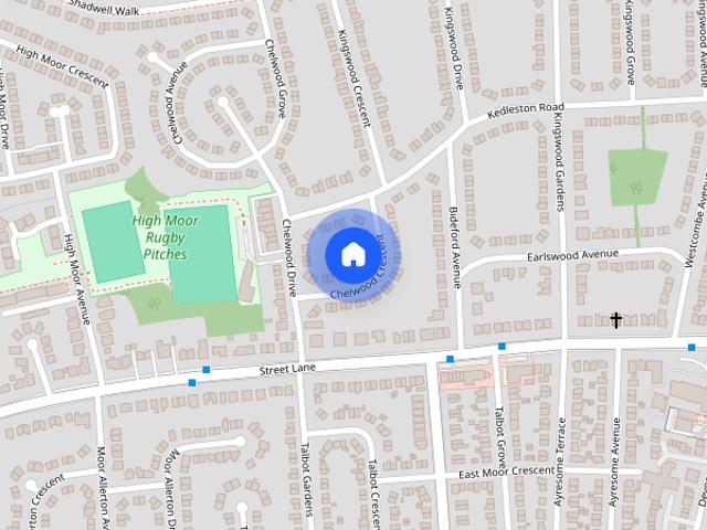 Chelwood Drive, Leeds, West Yorkshire, UK, LS8