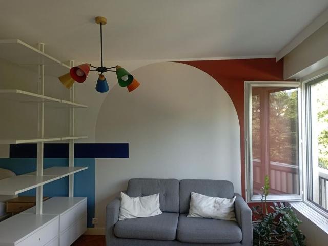 Chêne Bougeries | Renovated furnished studio of 42 m² – High end amenities with swimming pools and park
