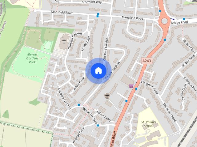 Cheshire Gardens, Chessington, KT9