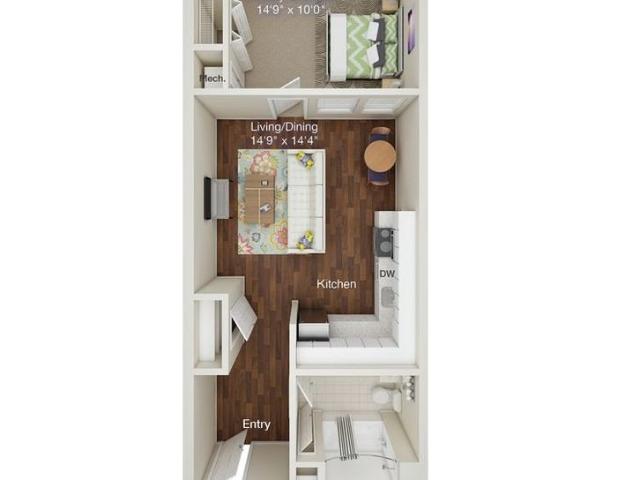 Chestnut Hill East 1 Bedroom Apartment for Rent at 2 Skiff St, Hamden, CT 06514