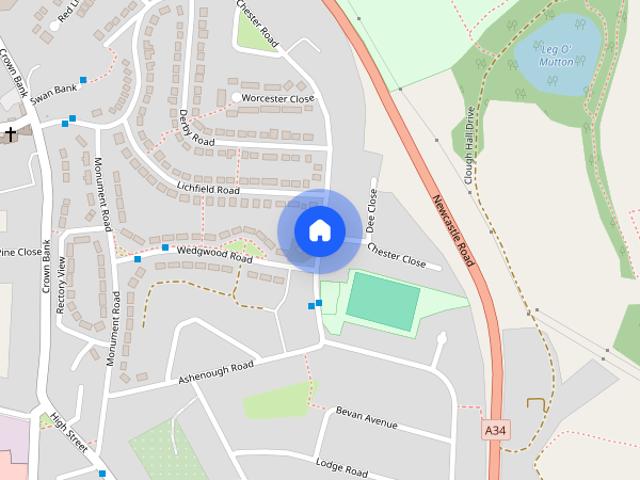 Chester Road, Talke, Stoke on Trent, Staffordshire, ST7