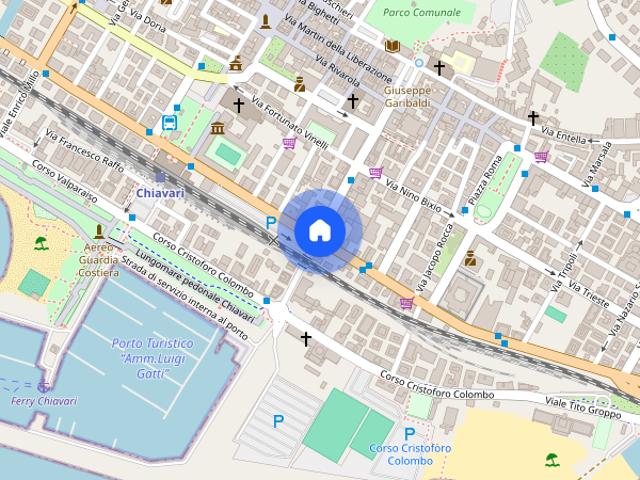 Chiavari centrale bilocale arredato ristrutturato