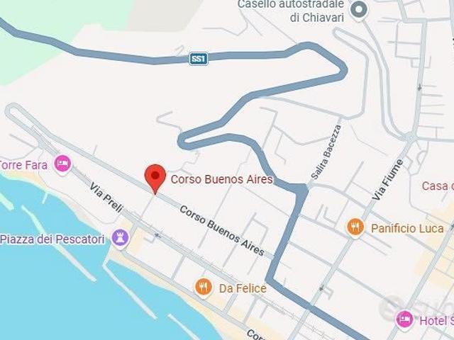 Chiavari centrale bilocale arredato ristrutturato