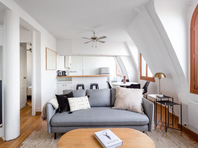 Chic Parisian Retreat with City Views