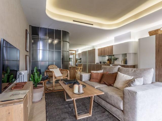 Chic Saharan Inspired 1 Bedroom Apartment with Dedicated Workspace and Natural Light, Madrid Amsterdam Apartments for Rent