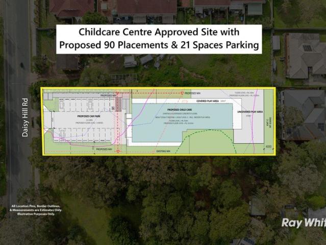 Childcare Centre Approved Site with Proposed 90 Placements & 21 Spaces Parking in High Demand Daisy Hill