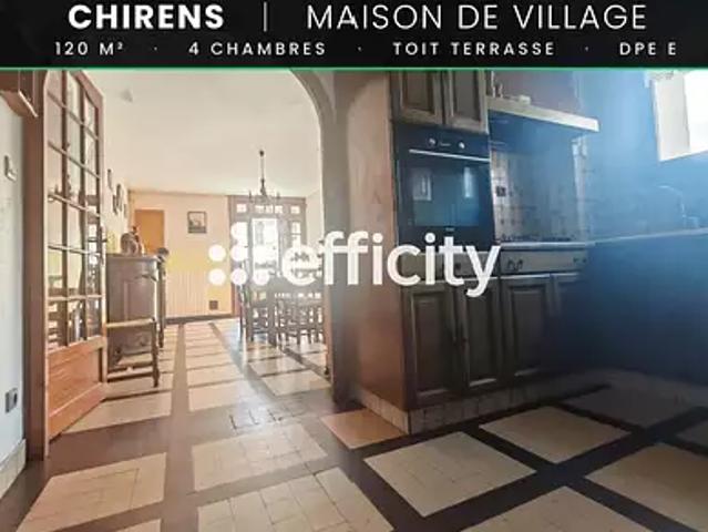 Chirens 38850 Achat / Vente maison 6 pièces t6 jardin terrasse